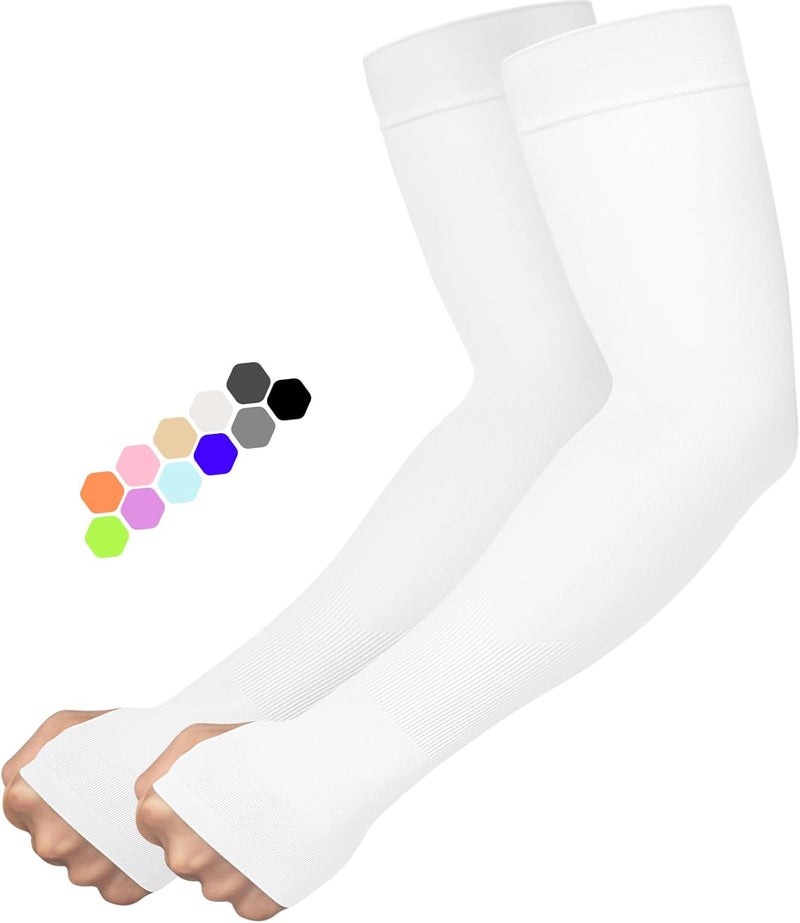 Outivity Arm Sleeves for Men Women Upf 50 Compression Arm Sleeve for UV Blocking Protection - Image 1